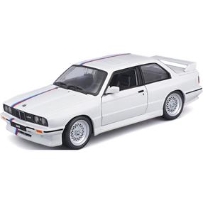 Žaislinis automobilis Bburago BMW M3 1988, 1:24, balta sp.