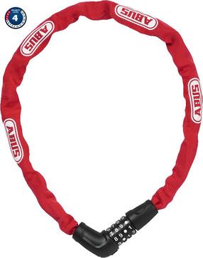 Замок Abus Steel-O-Chain 5805C/75, красный цв., 750 мм