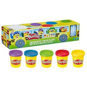 Глина для лепки Hasbro Play-Doh Compound Back to school, многоцветный, 0.444 г