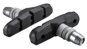 Piduriklotsid Shimano ALIVIO/ACERA BR-M330 S65T V-brakes, metall, hõbe v./must v., 2 tk