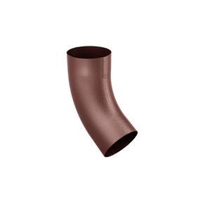 Lietus ūdens notekcaurules elkonis Budmat Flamingo 5907738949340, metāls, tumši brūna krās.
