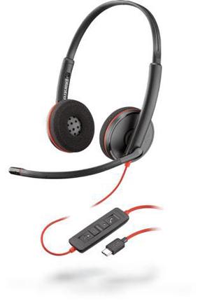 Juhtmega kõrvaklapid Plantronics Blackwire 3200 Series, must v.