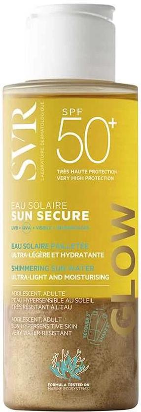 Päevituse hooldussprei keha jaoks/tooted näole SVR Sun Secure Glow Sun Water SPF50+, 100 ml