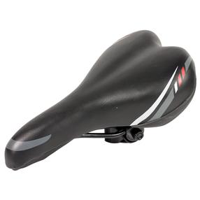 Jalgratta sadul Profex Comfort MTB 91710, teras/kunstnahk, must v.