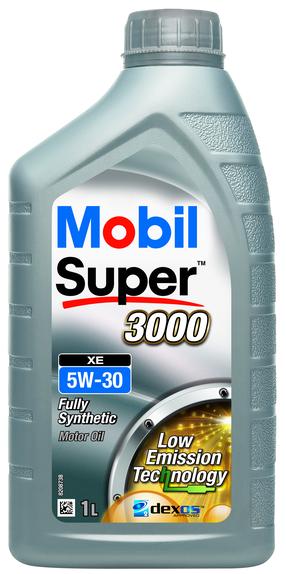 Auto dzinēja eļļa Mobil Super 3000 XE 5W - 30, sintētiskais, 1 l