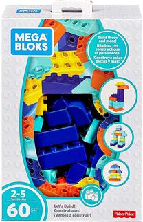 Kaladėlės Mattel Fisher Price Trendy Blocks, 60 vnt.