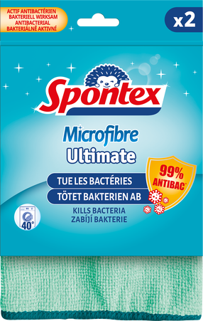 Lapp, universaalne Spontex, sinine v., mikrokiud, 2 tk