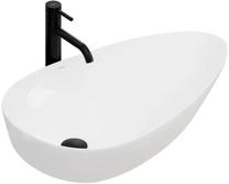 Vonios praustuvas Rea Greta 75, keramika, 77 cm x 42.5 cm x 12.5 cm, balta sp.
