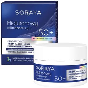 Sejas krēms Soraya Hyaluronic Microinjection Pro-Matrix Peptide, 50 ml, 50+
