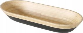 Serviravimo lėkštė Boltze, 40 cm x 6.5 cm, 15 cm, Ruda sp./Juoda sp.