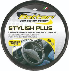 Stūres apšuvums Bottari Stylish Plus, melna krās.