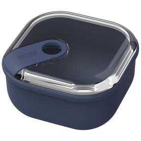 Пищевой контейнер Rotho Ela, 0.425 л, 12 см x 12 см, синий цв.
