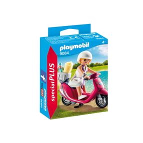 Konstruktorius Playmobil Special Plus Paplūdimio lankytoja su motoroleriu 9084