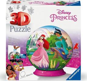 3D puzle Ravensburger Princess, 12.9 cm x 12.9 cm, 73 gab., daudzkrāsaina