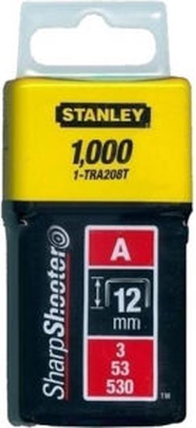 Kabės Stanley, 12 mm x 5 mm, 1000 vnt.