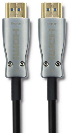 Vads Qoltec HDMI/HDMI HDMI 2.0 Male, HDMI 2.0 Male, 30 m, sudraba krās./melna krās.