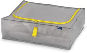 Rūbų maišas Jotta Livin 45L, 55 cm x 45 cm, plastikas, geltona sp./pilka sp.