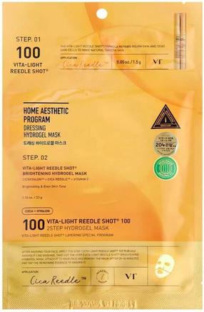 Veido kaukė VT Cosmetics Vita-Light Reedle Shot 100 2 Step, 34.5 g