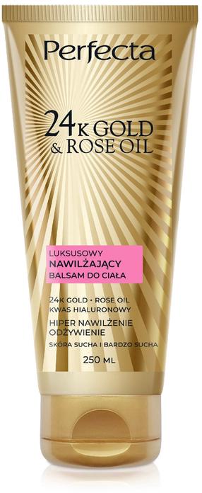 Kūno balzamas Perfecta 24K Gold&Rose Oil, 250 ml