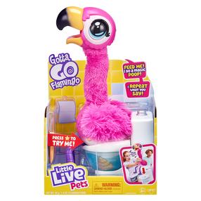 Interaktiivne mänguasi flamingo Little Live Pets Gotta Go Flamingo 26222, roosa v.