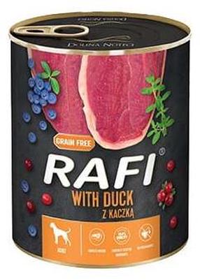 Влажный корм для собак Rafi Duck, Blueberries And Cranberries, мясо утки, 0.8 кг