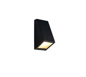 Sieninis lauko šviestuvas Reality Braga, 10W, GU10, IP44, juoda sp., 7 cm x 14.5 cm
