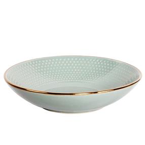 Maza bļoda Domoletti Green Dots, zaļa krās., 20 cm