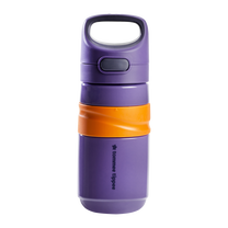 Gertuvė su silikoniniu šiaudeliu Tommee Tippee Super Star, 540 ml, 18 mėn., plastikas, oranžinė sp./violetinė sp.