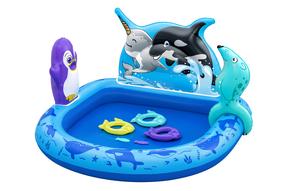 Надувная игровая площадка Bestway Polar Pals, 134 см x 131 см, синий цв.