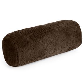 Dekoratyvinės pagalvėlės užvalkalas Nina, tamsiai ruda, 45 cm x 15 cm