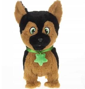 Игрушечное животное собака Tm Toys Huggy Luv German Shepherd, коричневый цв./черный цв.