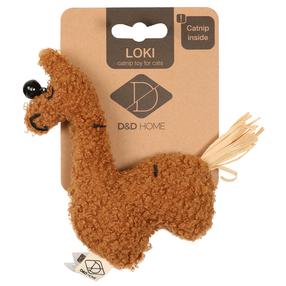 Žaislas katėms su katžole D&D Lama, (spalva/dizainas parenkami atsitiktine tvarka), 16 cm