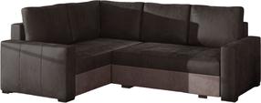 Kampinė sofa Corona Monolith 29, Monolith 09, ruda sp./tamsiai ruda sp., kairinė, 162 x 235 cm x 90 cm
