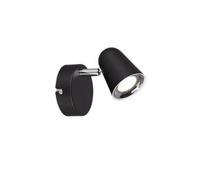 Lampa griesti un sienas Reality Toulouse Toulouse R82121132, LED, 1 x 3.5 W, melna krās. / sudraba krās.