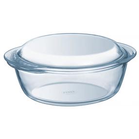 Stiklinis indas Pyrex, skaidri sp., 27 cm x 23 cm, 3 l