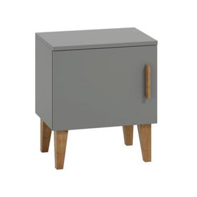 Naktsskapītis Kocot Kids Kubi, pelēka krās., 56 cm x 50 cm x 34 cm