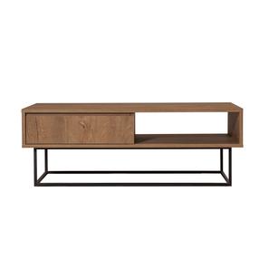 Kavos staliukas Kalune Design Dale, ruda sp., 120 cm x 60 cm x 43 cm