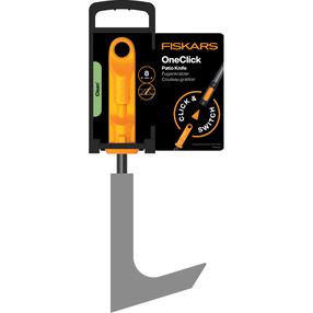 Zāles skrāpis Fiskars OneClick 1080687, tērauds