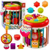 Formelių rūšiuoklė Lean Toys Stuffing Fun, 17 cm, įvairių spalvų