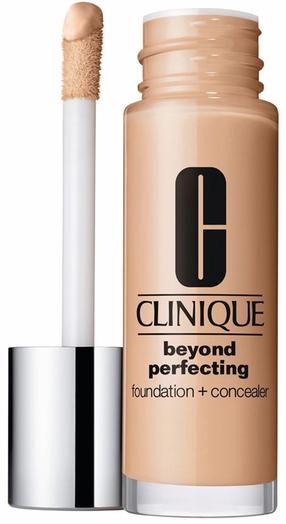 Skystas makiažo pagrindas Clinique Beyond Perfecting Foundation + Concealer, 06 ivory, 30 ml