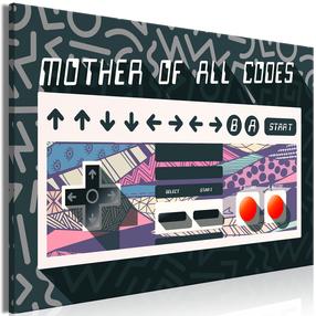 Reprodukcija Artgeist Mother of All Codes MDF02, 30 cm x 20 cm