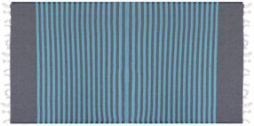  Paplūdimio rankšluostis Foutastic Serenade 192DCH1576, mėlyna sp./tamsiai mėlyna sp., 170 cm x 90 cm