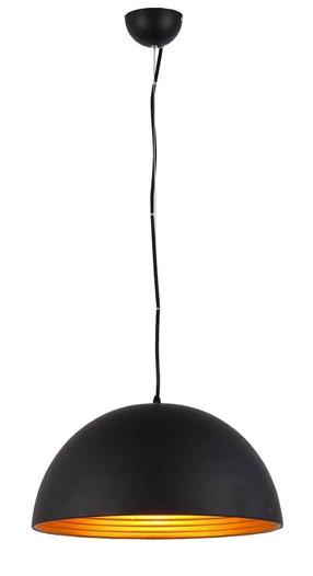 Šviestuvas kabinamas AZzardo Modena AZ1395, E27, 1 x 60 W, aukso sp./juoda sp. / juoda sp., 50 x 50 cm