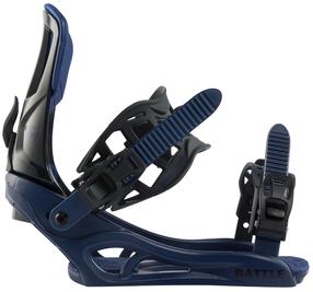 Крепления для сноуборда Rossignol Battle, синий цв./черный цв., M/L
