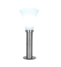 Pastatomas lauko šviestuvas Lutec ST912L-450, 40W, E27, IP44, sidabro sp., 47 cm x 19 cm
