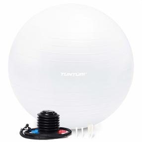 Gimnastikos kamuolys Tunturi Gymball 14TUSFU364, balta sp., 55 cm