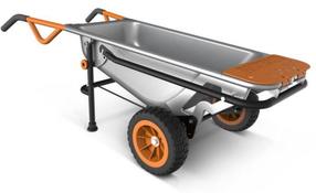 Ķerra Worx Aerocart WG050, metāls, 80 l