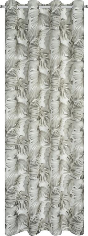Blackout aizkari Zora, balta krās./zaļa krās., 140 cm x 250 cm