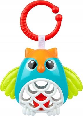 Погремушка, совёнок Chicco Baby Sense & Focus, многоцветный