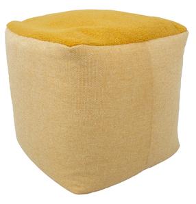 Pufas Home4you Lamb Bag P0066322, geltona sp., 55 cm x 55 cm x 45 cm